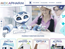 Tablet Screenshot of mekapharm.com